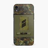 Personalized German Soldier/Veterans Phone Case Printed 22JUY-HY26