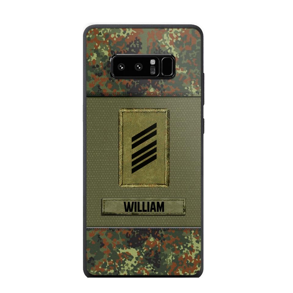Personalized German Soldier/Veterans Phone Case Printed 22JUY-HY26