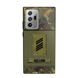 Personalized German Soldier/Veterans Phone Case Printed 22JUY-HY26