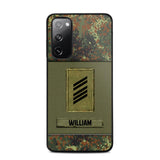 Personalized German Soldier/Veterans Phone Case Printed 22JUY-HY26