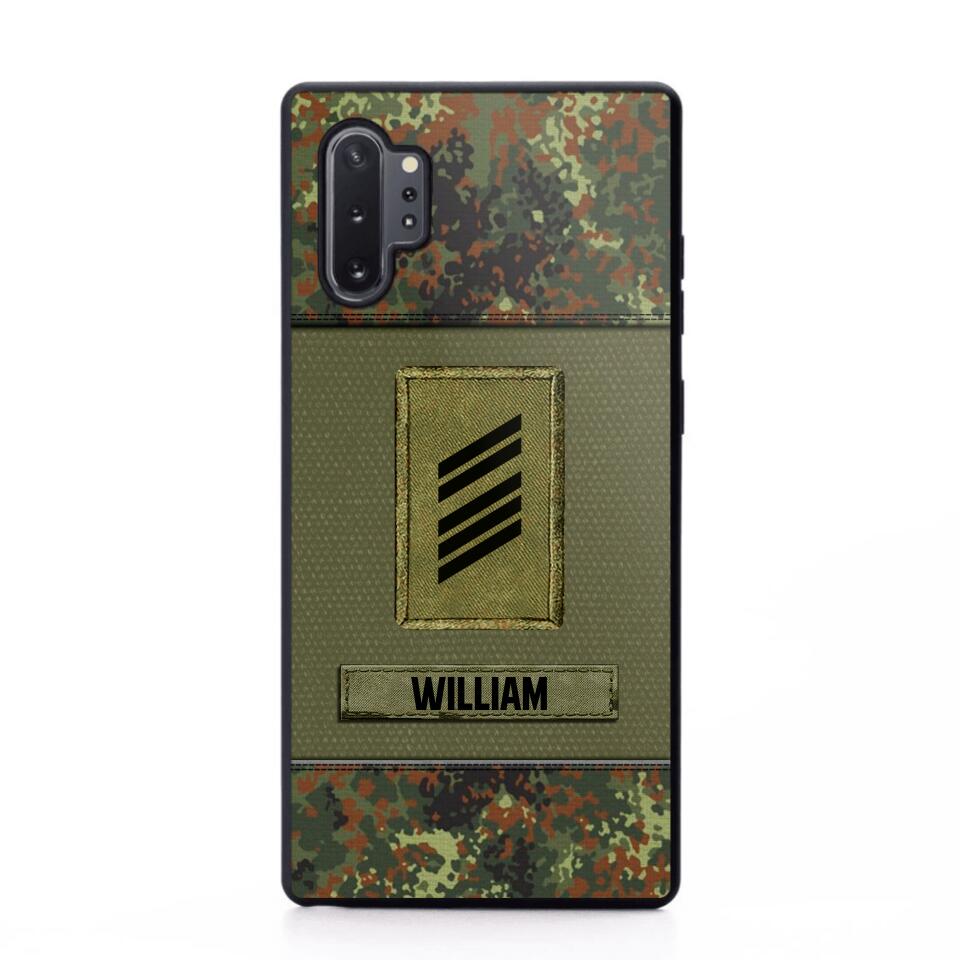 Personalized German Soldier/Veterans Phone Case Printed 22JUY-HY26