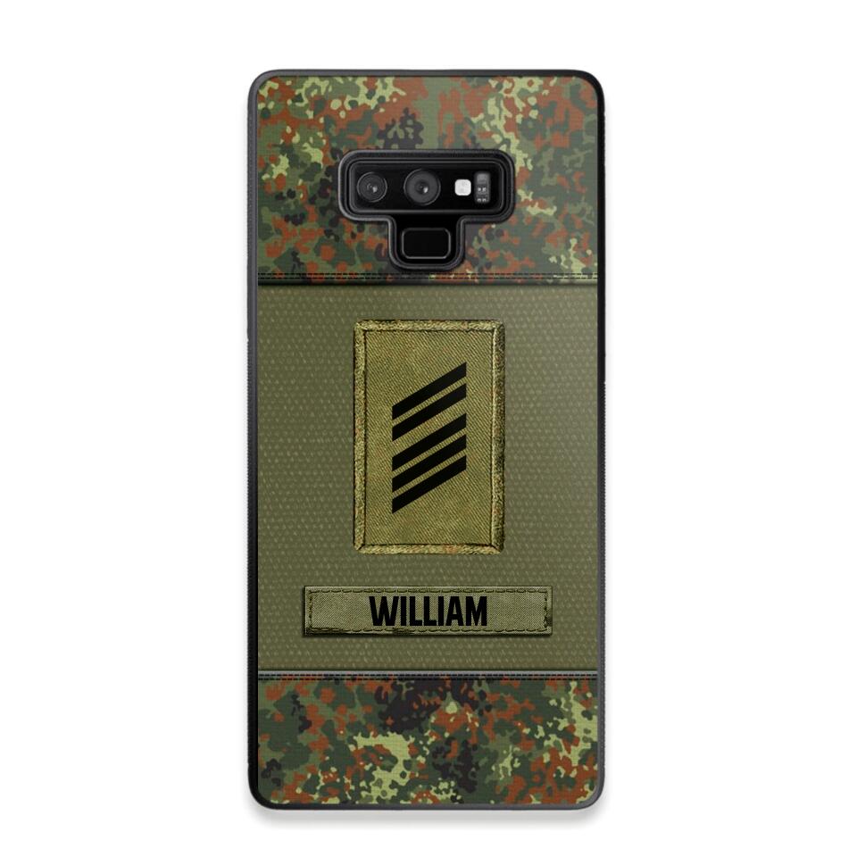 Personalized German Soldier/Veterans Phone Case Printed 22JUY-HY26