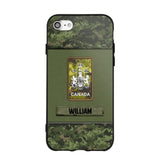 Personalized Canadian Soldier/Veterans Phone Case Printed 22JUY-HY26