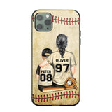 Personalized Baseball Mom & Kid Phone Case Printed 22JUY-HY26