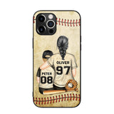 Personalized Baseball Mom & Kid Phone Case Printed 22JUY-HY26