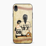 Personalized Baseball Mom & Kid Phone Case Printed 22JUY-HY26