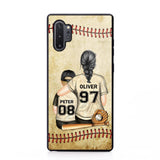 Personalized Baseball Mom & Kid Phone Case Printed 22JUY-HY26