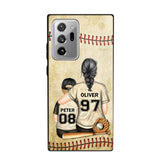 Personalized Baseball Mom & Kid Phone Case Printed 22JUY-HY26