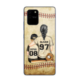 Personalized Baseball Mom & Kid Phone Case Printed 22JUY-HY26