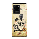 Personalized Baseball Mom & Kid Phone Case Printed 22JUY-HY26