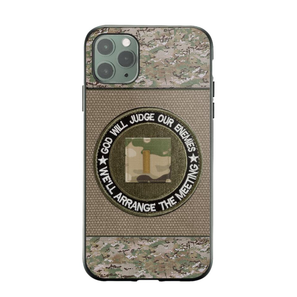 DH Personalized U.S Soldier/Veterans Phone Case Printed HQ2707
