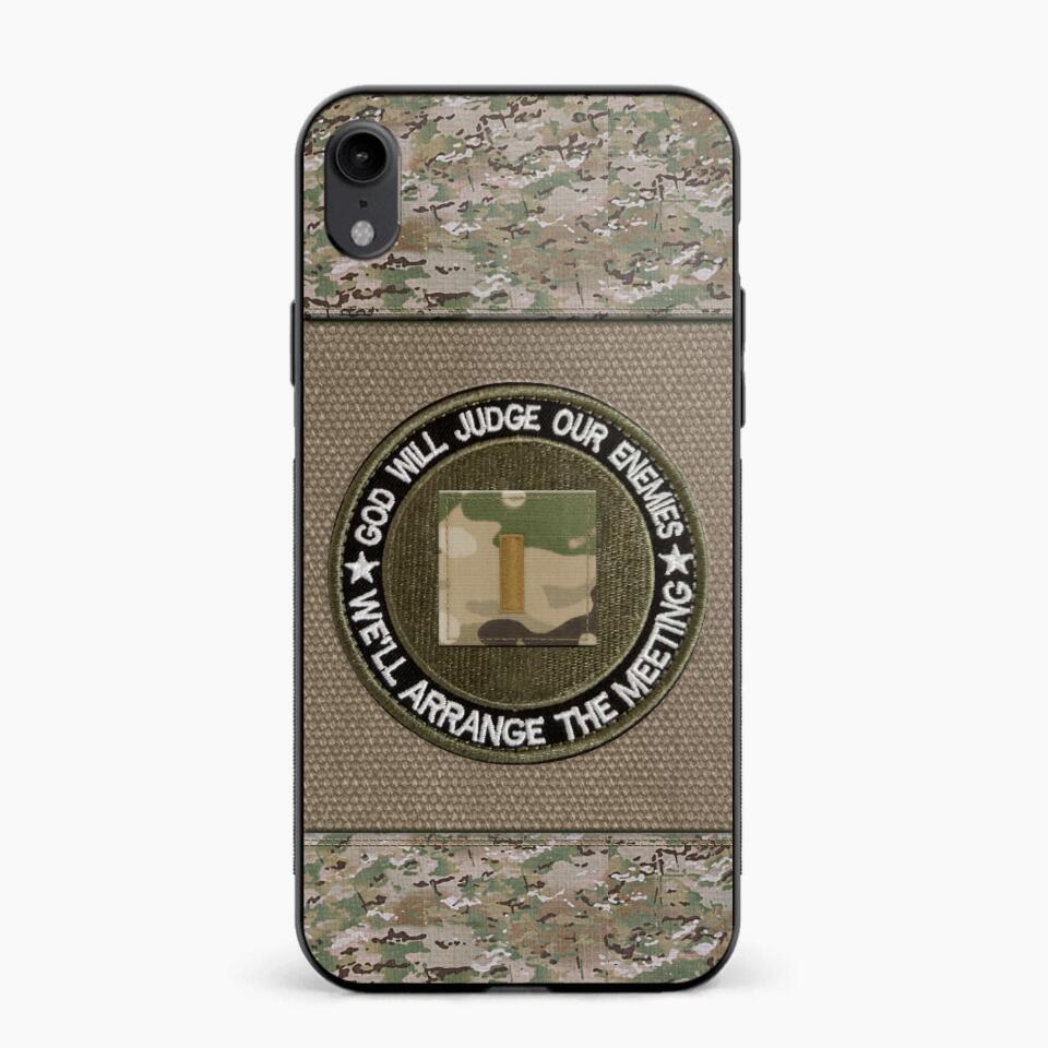 DH Personalized U.S Soldier/Veterans Phone Case Printed HQ2707