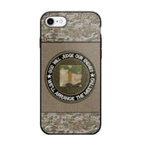 DH Personalized U.S Soldier/Veterans Phone Case Printed HQ2707