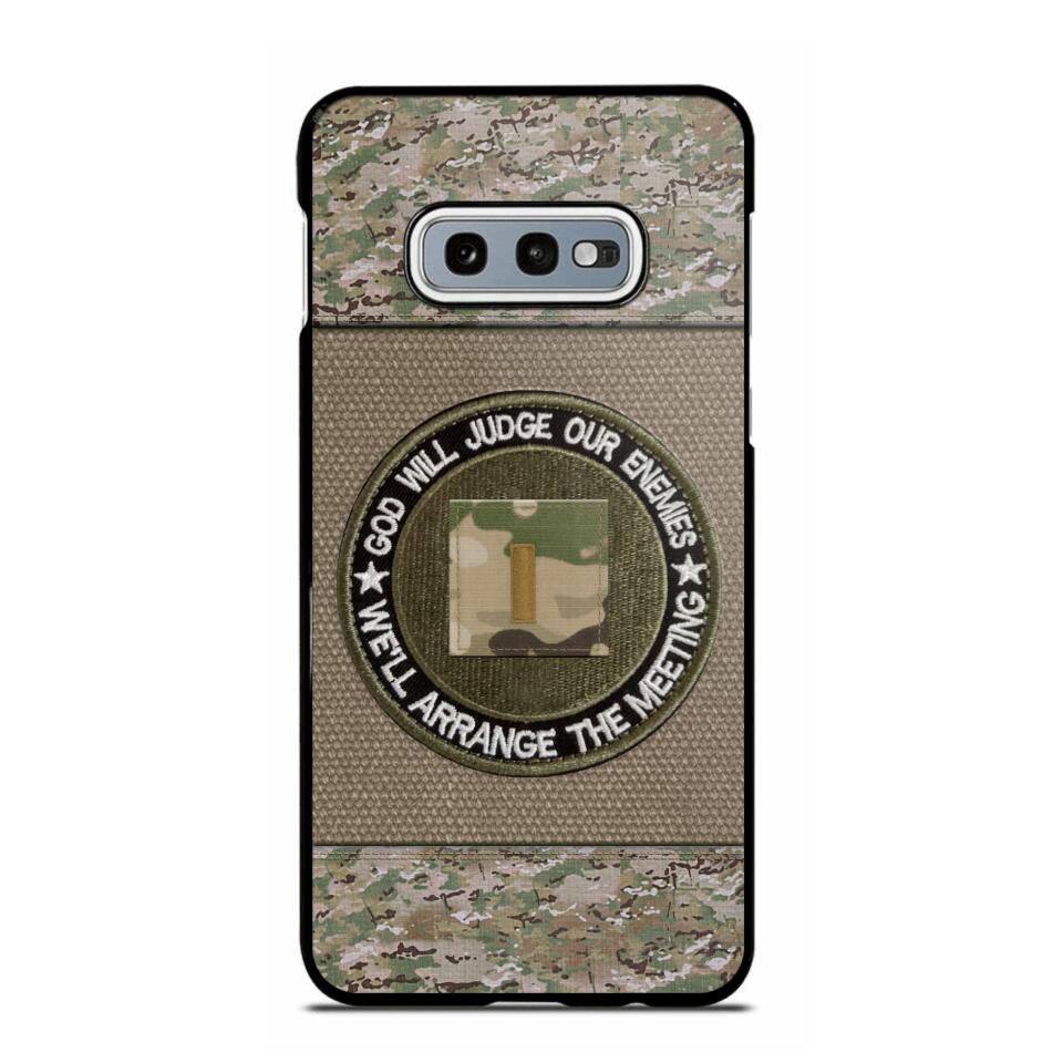 DH Personalized U.S Soldier/Veterans Phone Case Printed HQ2707