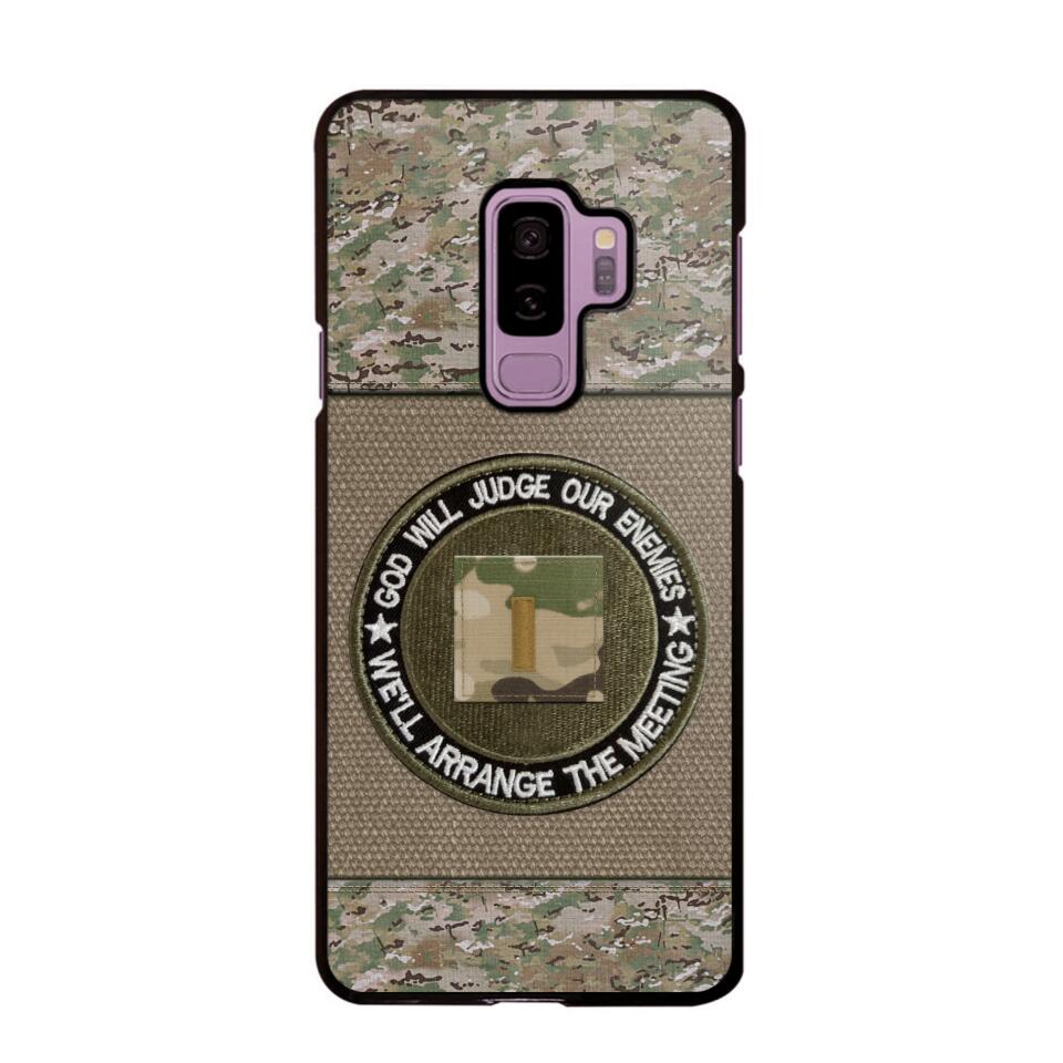 DH Personalized U.S Soldier/Veterans Phone Case Printed HQ2707