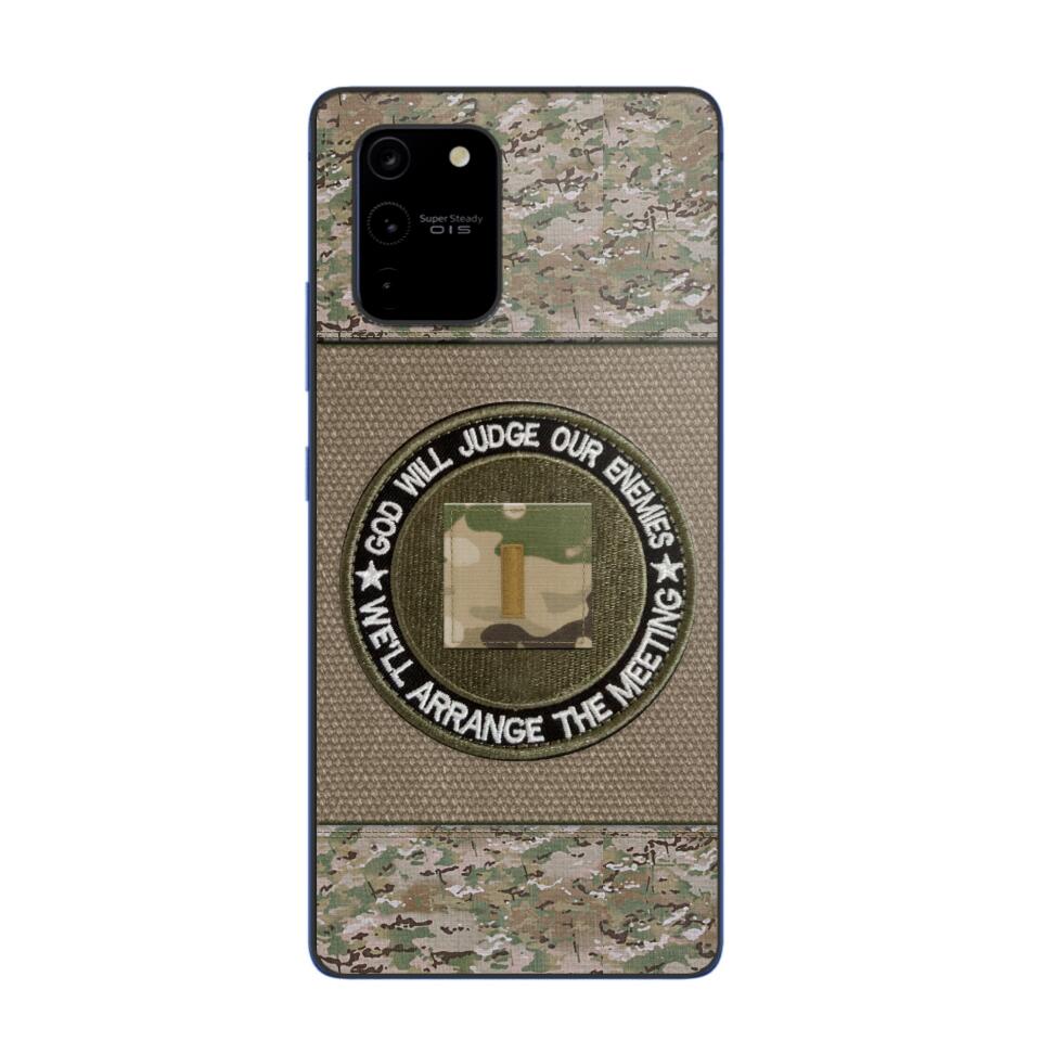 DH Personalized U.S Soldier/Veterans Phone Case Printed HQ2707