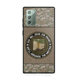 DH Personalized U.S Soldier/Veterans Phone Case Printed HQ2707