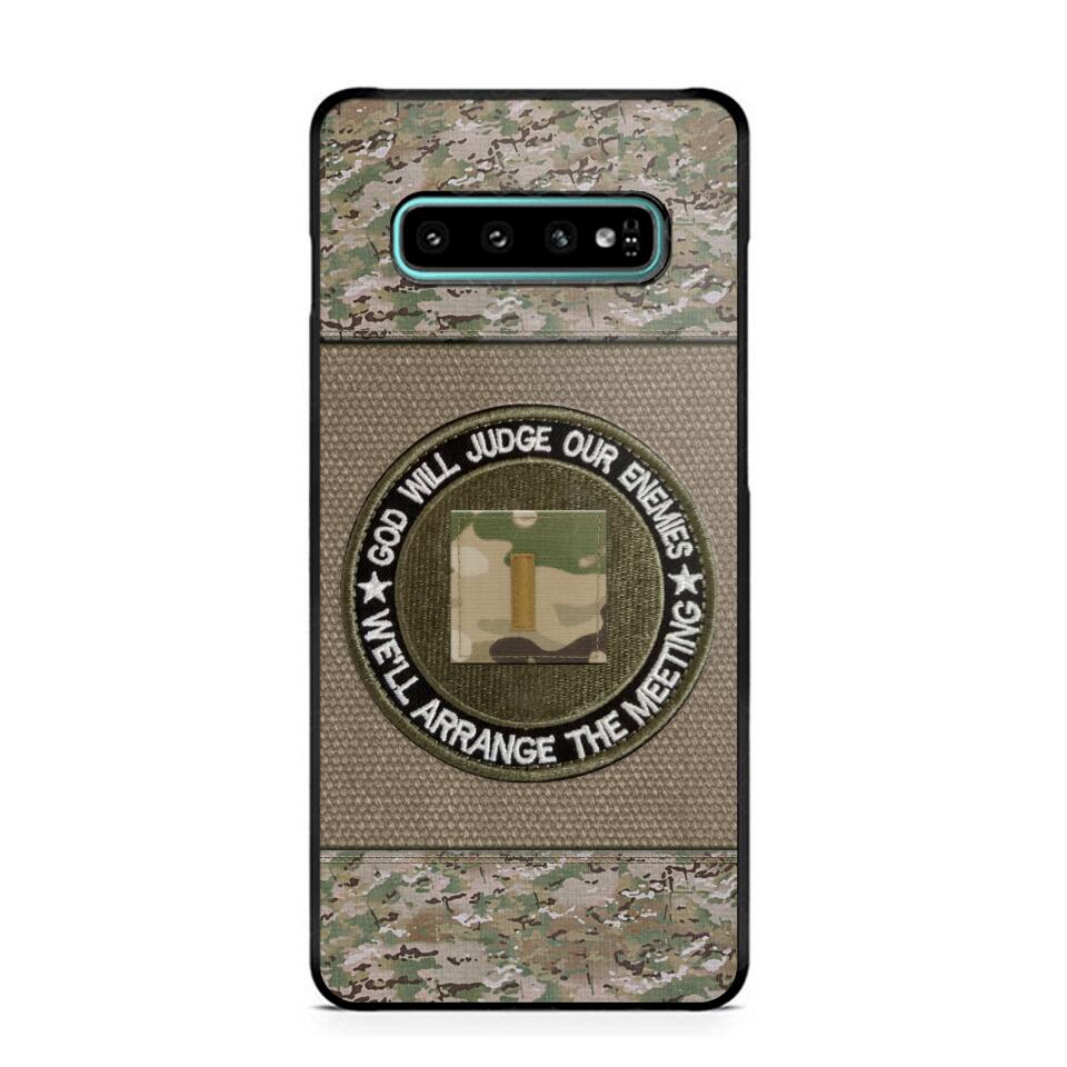 DH Personalized U.S Soldier/Veterans Phone Case Printed HQ2707