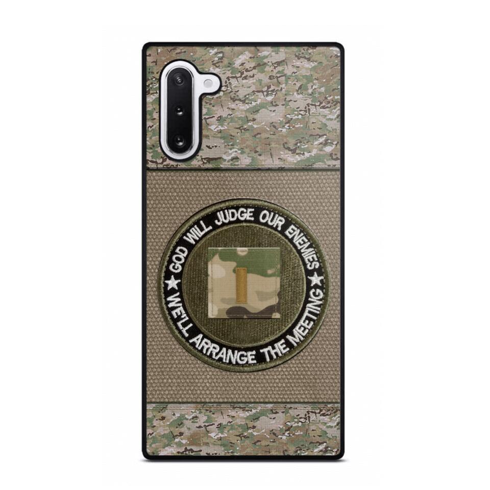 DH Personalized U.S Soldier/Veterans Phone Case Printed HQ2707