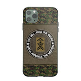 DH Personalized Swiss Soldier/Veterans Phone Case Printed HQ2707