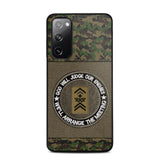 DH Personalized Swiss Soldier/Veterans Phone Case Printed HQ2707