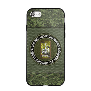 DH Personalized Canadian Soldier/Veterans Phone Case Printed HQ2707