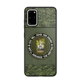 DH Personalized Canadian Soldier/Veterans Phone Case Printed HQ2707