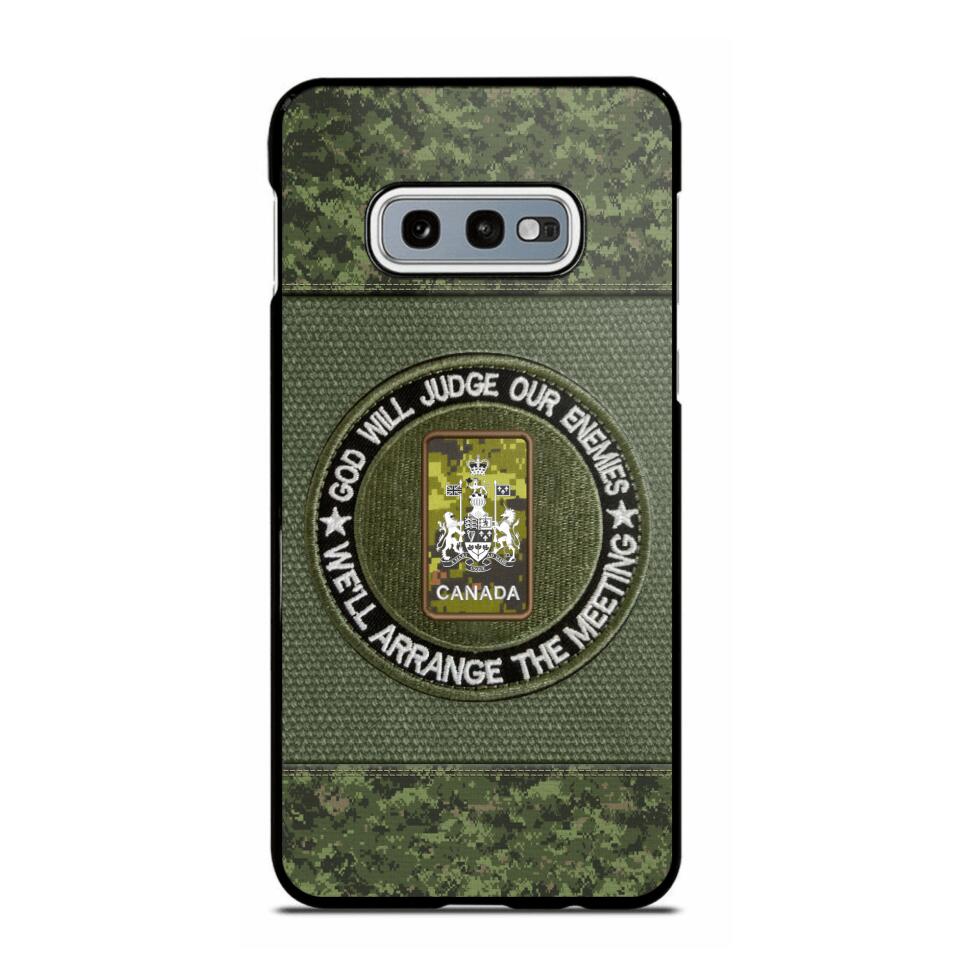 DH Personalized Canadian Soldier/Veterans Phone Case Printed HQ2707
