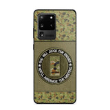 DH Personalized Australian Soldier/Veterans Phone Case Printed HQ2707
