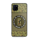 DH Personalized Australian Soldier/Veterans Phone Case Printed HQ2707