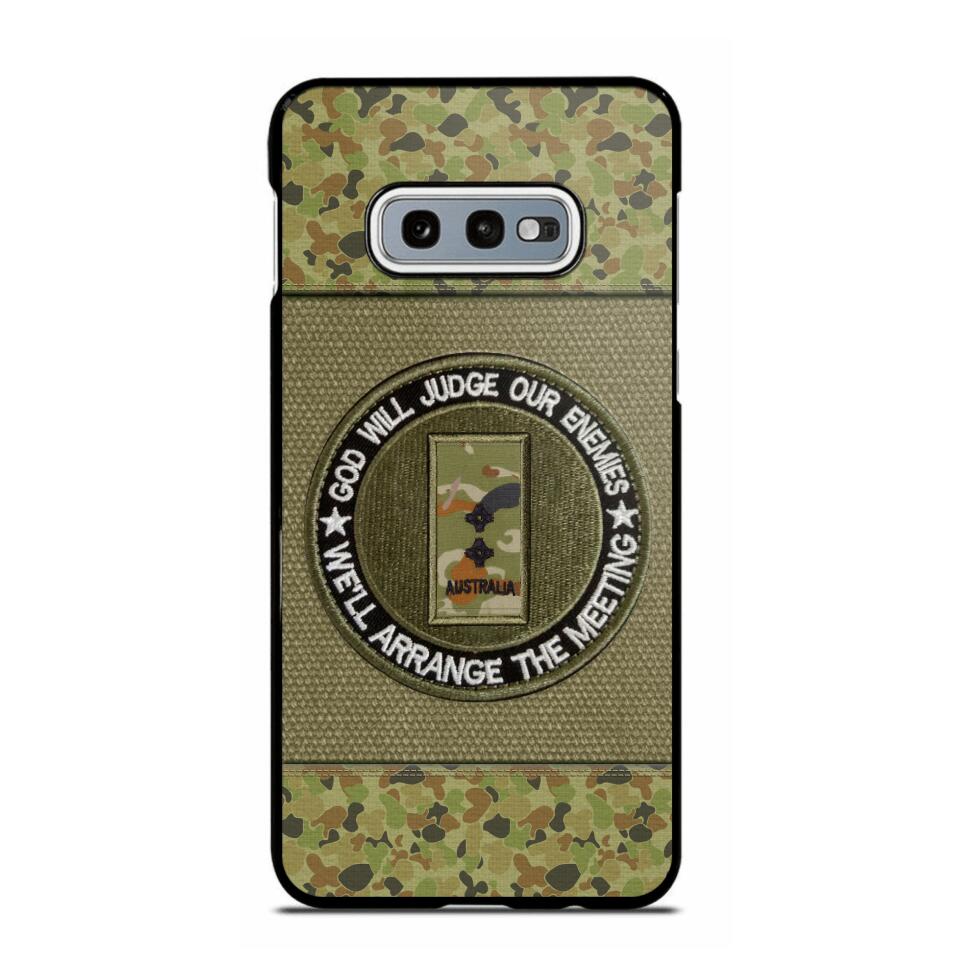 DH Personalized Australian Soldier/Veterans Phone Case Printed HQ2707