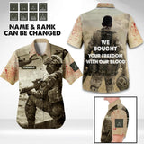 DH Personalized Austrian Soldier/Veterans Hawaii Shirt Printed HC2707