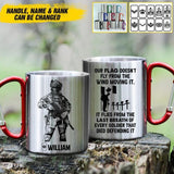 Personalized British Veterans/Soldier Carabiner Mug Printed 22JUY-DT28