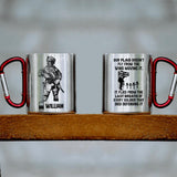 Personalized British Veterans/Soldier Carabiner Mug Printed 22JUY-DT28