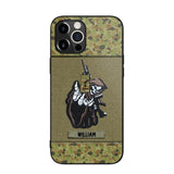 Personalized Australian Soldier/Veterans Phone Case Printed 22JUY-HQ28