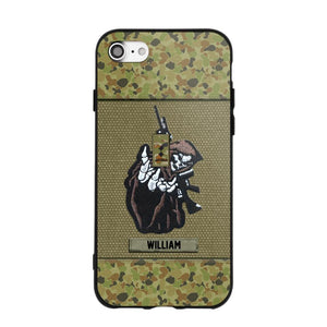 Personalized Australian Soldier/Veterans Phone Case Printed 22JUY-HQ28