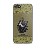 Personalized Australian Soldier/Veterans Phone Case Printed 22JUY-HQ28
