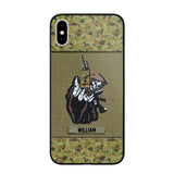 Personalized Australian Soldier/Veterans Phone Case Printed 22JUY-HQ28