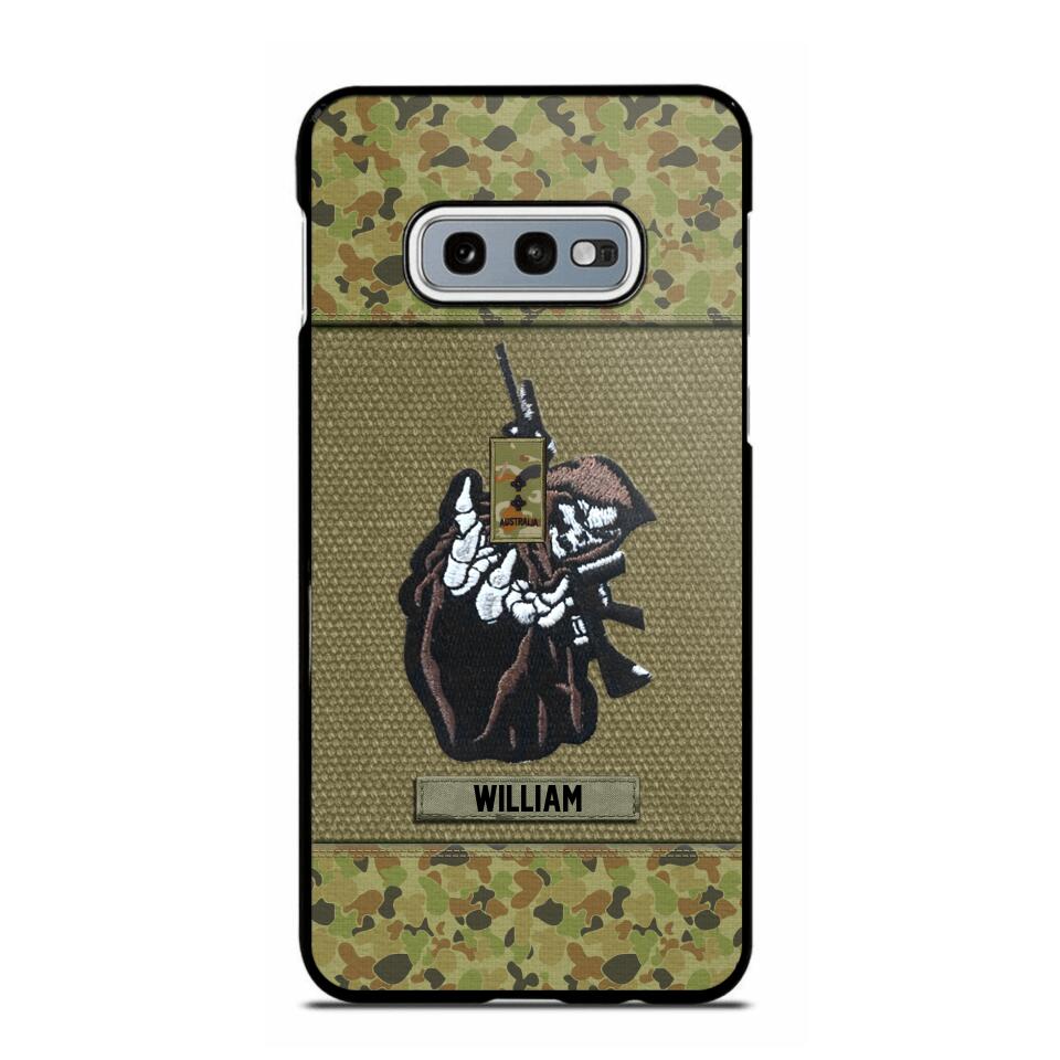 Personalized Australian Soldier/Veterans Phone Case Printed 22JUY-HQ28