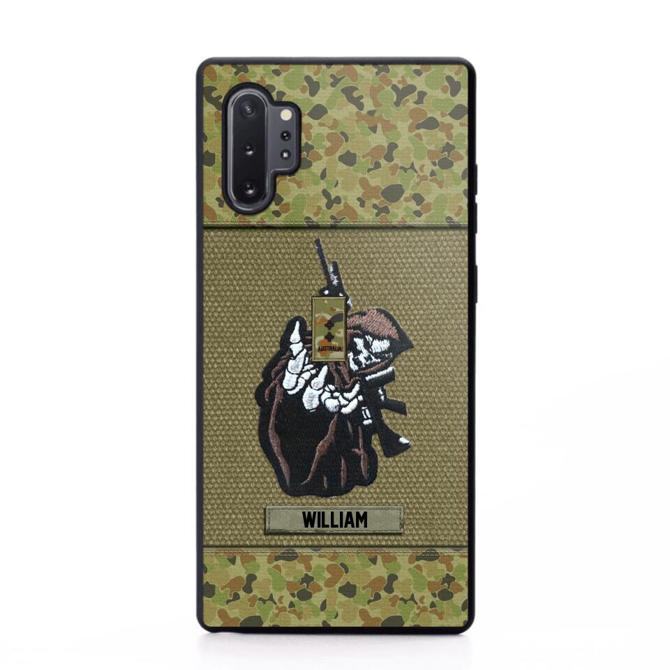 Personalized Australian Soldier/Veterans Phone Case Printed 22JUY-HQ28