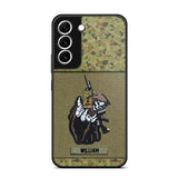 Personalized Australian Soldier/Veterans Phone Case Printed 22JUY-HQ28