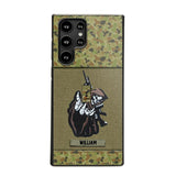 Personalized Australian Soldier/Veterans Phone Case Printed 22JUY-HQ28