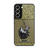 Personalized Australian Soldier/Veterans Phone Case Printed 22JUY-HQ28