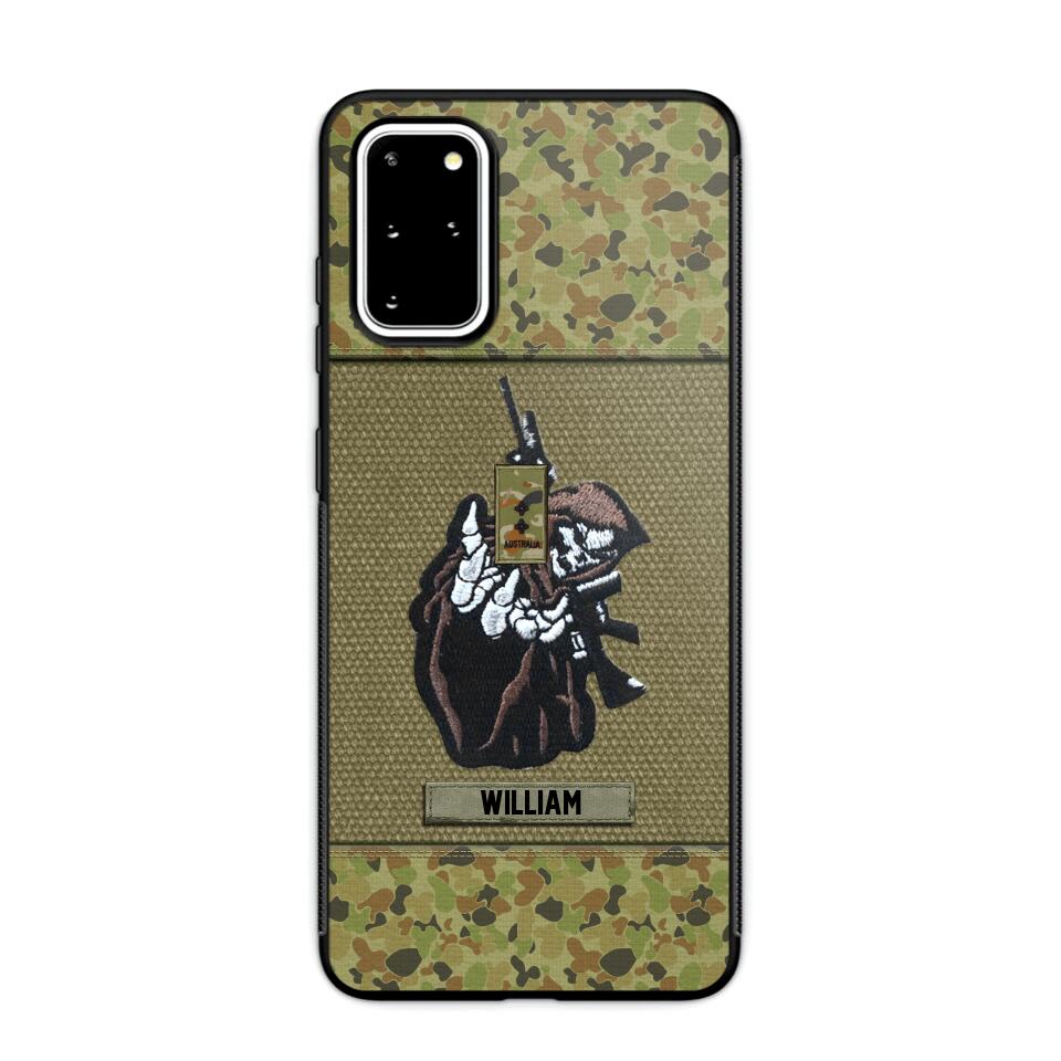 Personalized Australian Soldier/Veterans Phone Case Printed 22JUY-HQ28