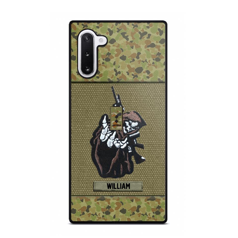Personalized Australian Soldier/Veterans Phone Case Printed 22JUY-HQ28