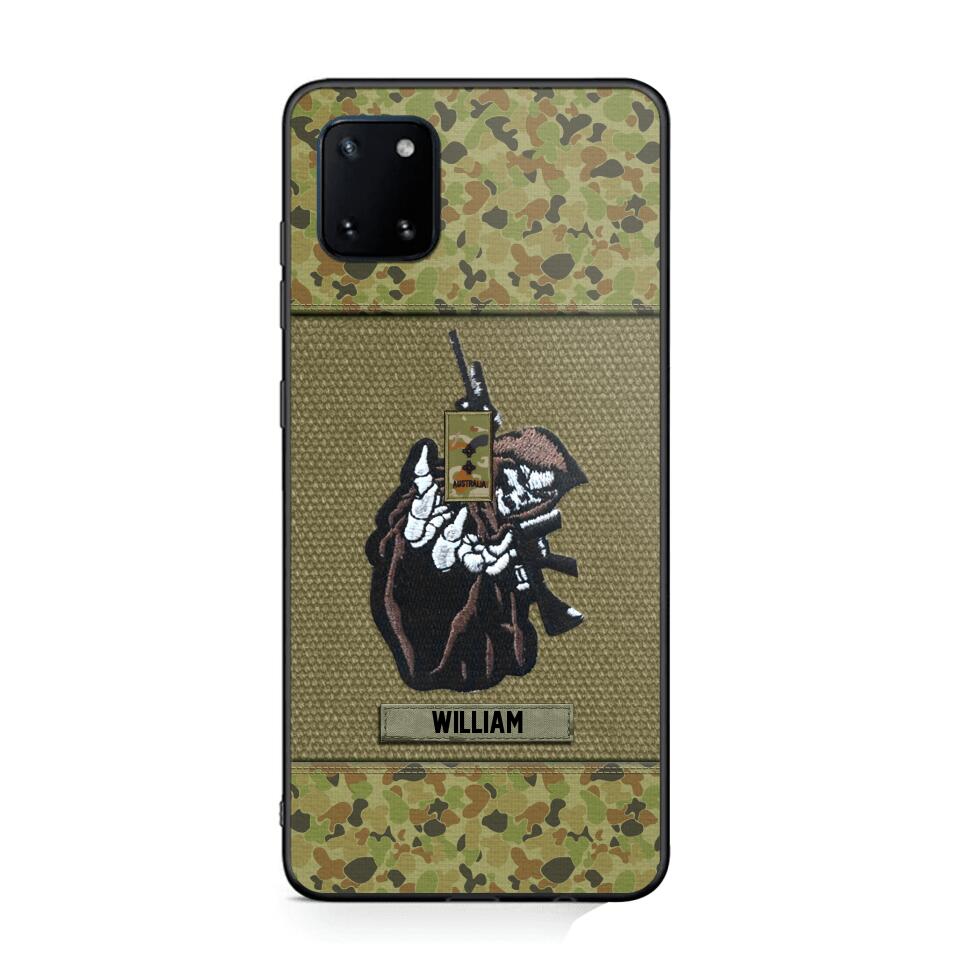 Personalized Australian Soldier/Veterans Phone Case Printed 22JUY-HQ28