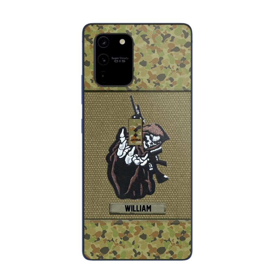 Personalized Australian Soldier/Veterans Phone Case Printed 22JUY-HQ28