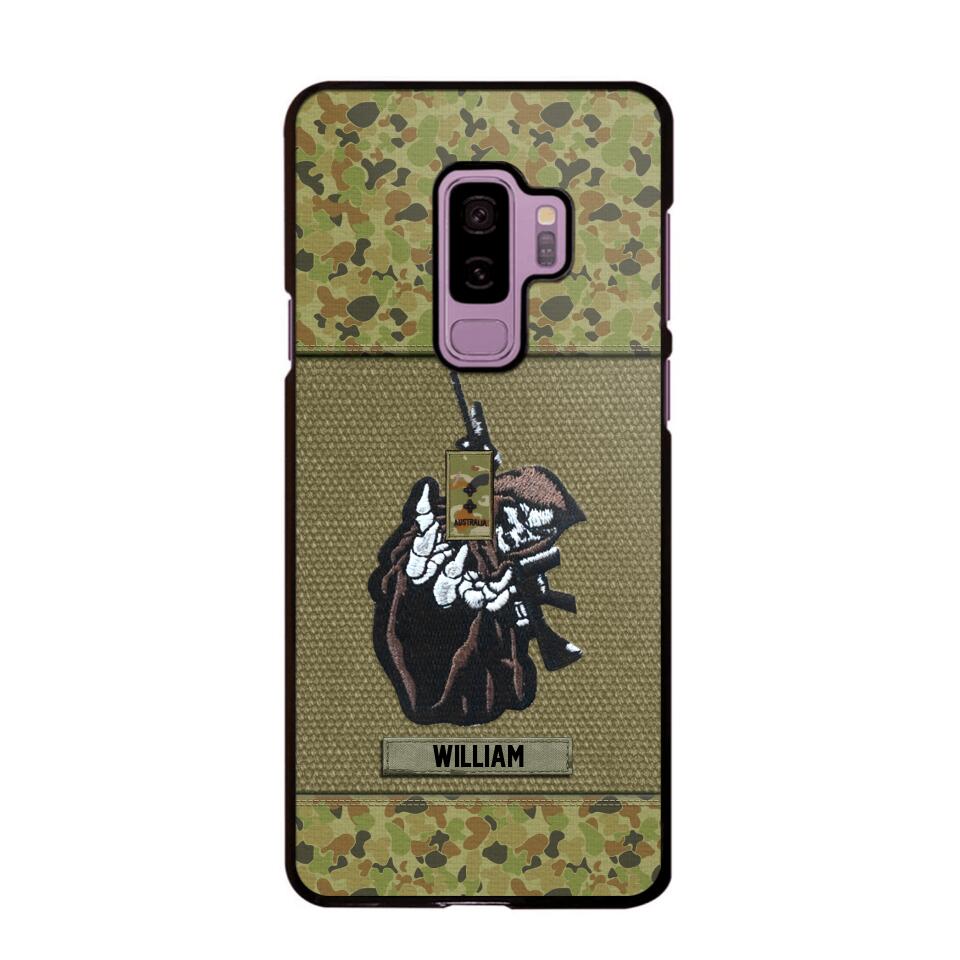 Personalized Australian Soldier/Veterans Phone Case Printed 22JUY-HQ28