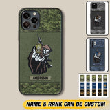 Personalized Canadian Soldier/Veterans Phone Case Printed 22JUY-HQ28