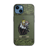 Personalized Canadian Soldier/Veterans Phone Case Printed 22JUY-HQ28